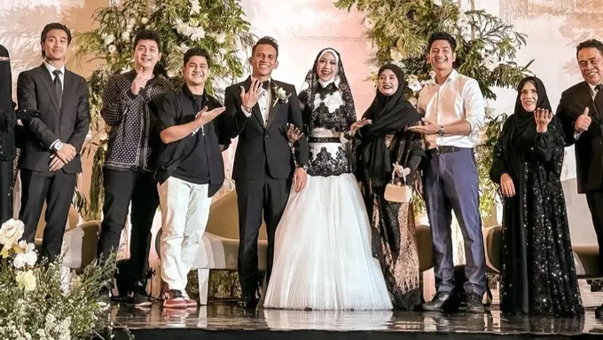 Syakir Daulay hadir di pernikahan Adiba Khanza dan Egy Maulana, kabar hubungan pernah dekat kembali mencuat