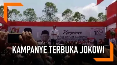 Capres Nomor Urut 01 Joko Widodo mengingatkan pemdukung dan simpatisannya untuk tetap menjaga persatuan dan kerukunan dalam kampanye Pilpres.