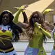 Shakira Tampil Memukau di Opening Piala Dunia 2026. Credit: CARL DE SOUZA / AFP