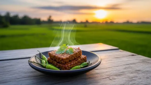 Tempe Bacem Kukus Sederhana