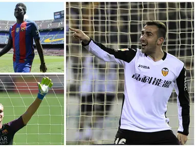 Pada bursa transfer musim panas 2016-2017, Barcelona mendatangkan enam rekrutan anyar. Berikut Bola.com melakukan prediksi dengan memberikan penilai kepada Paco Alcacer dan lima pemain baru Barcelona. (AFP)