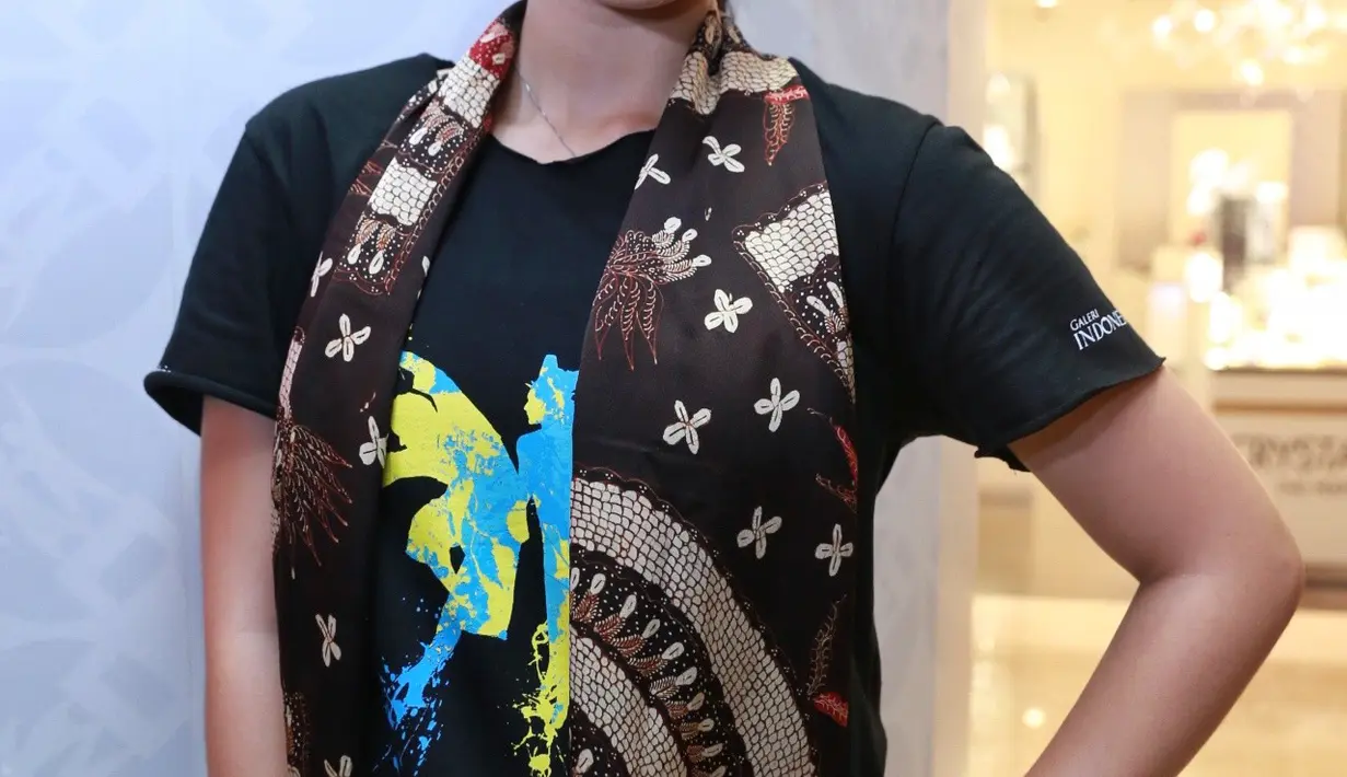 Pemeran  yang memiliki nama lengkap Tatjana Saphira Hartmann itu juga menjadi salah satu artis yang terlibat dalam Indonesia Menari 2016. Acara yang digelar di Grand Indonesia, Jakarta, Minggu (20/11/2016). (Adrian Putra/Bintang.com)