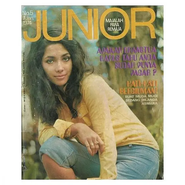 6 Foto Jadul Widyawati Sophian saat Jadi Cover Majalah, Curi Perhatian
