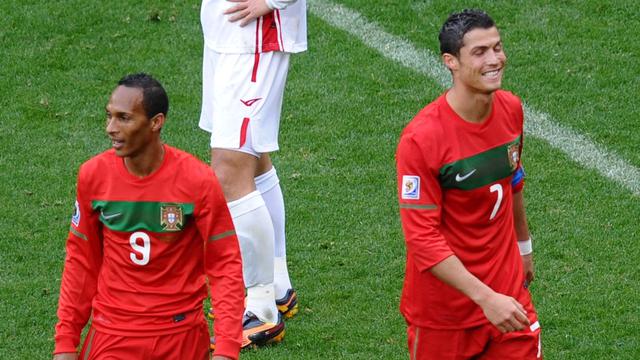 Liedson dan Cristiano Ronaldo - Timnas Portugal di Piala Dunia 2010