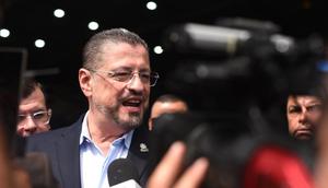 Presiden Kosta Rika Rodrigo Chaves pada 28 November 2025. (Dok. AP Photo/Jose Diaz)