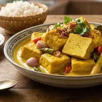 Resep Tahu Bumbu Kuning yang Meresap hingga Dalam (AI Generated)