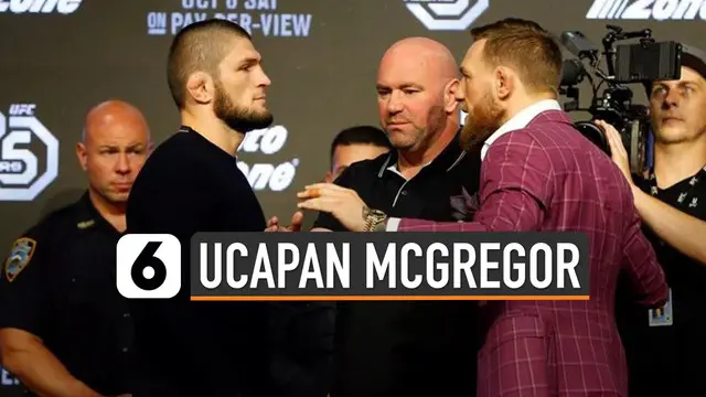 Perkataan Conor McGregor jelang UFC pada 29 Oktober 2018 memang cukup vulgar. Ia mengakui ucapannya kepada Khabib Nurmagomedov kelewatan.
