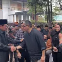 SBY-JK Melayat ke Rumah Duka Guruh Soekarnoputra
