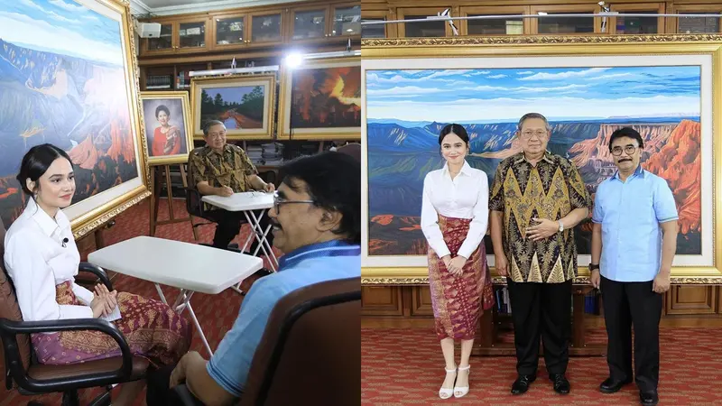 Pertemuan Syifa Hadju dan SBY