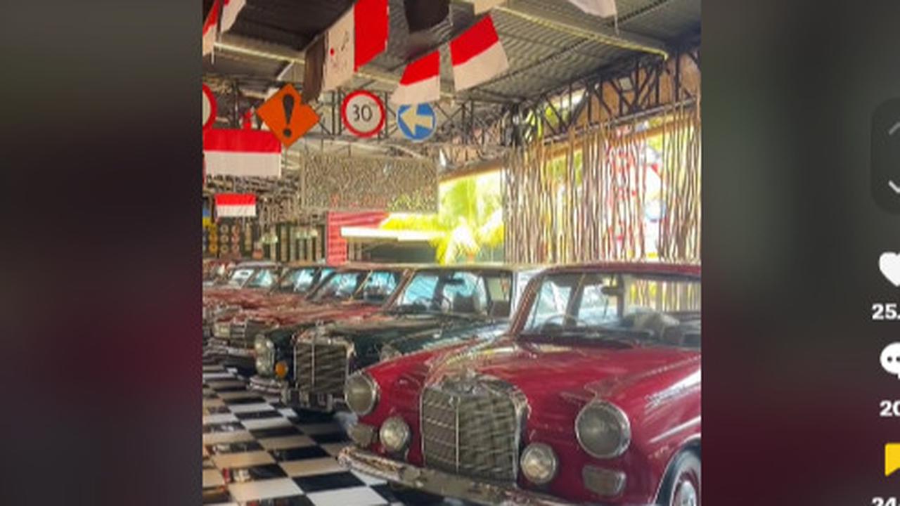 Pemilik akun TikTok maria.oldiest membagikan momen saat dirinya tengah berkunjung ke sebuah museum yang menyajikan koleksi mobil-mobil antik, viral di media sosial. <br>