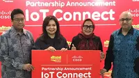 Kerja sama antara Indosat Ooredoo dan Cisco untuk siapkan layanan IoT (kredit: istimewa)