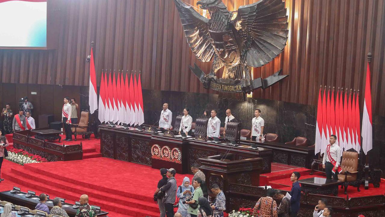 FOTO: MPR Gelar Gladi Bersih Pidato Kenegaraan Sidang Tahunan 2025