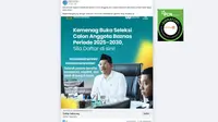Cek Fakta: Tidak Benar Link Pendaftaran Seleksi Anggota Baznas Masa Kerja 2025-2030