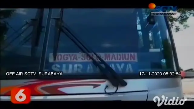 Kecelakaan maut antara bus dan motor yang menewaskan seorang bapak beserta anaknya terjadi di jalan raya Madiun menuju Surabaya. Parmin dan anaknya yang berusia 5 tahun meninggal di lokasi kejadian, sementara istrinya mengalami kritis.
