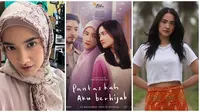 6 Potret Nadya Arina Pakai Hijab Vs Rambut Digerai, Bintangi 'Pantaskah Aku Berhijab'