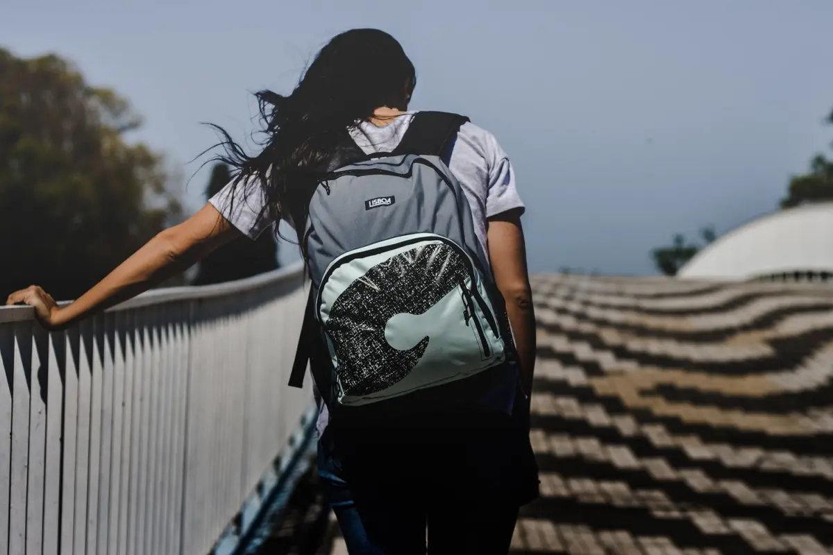 Ilustrasi tas punggung, tas ransel