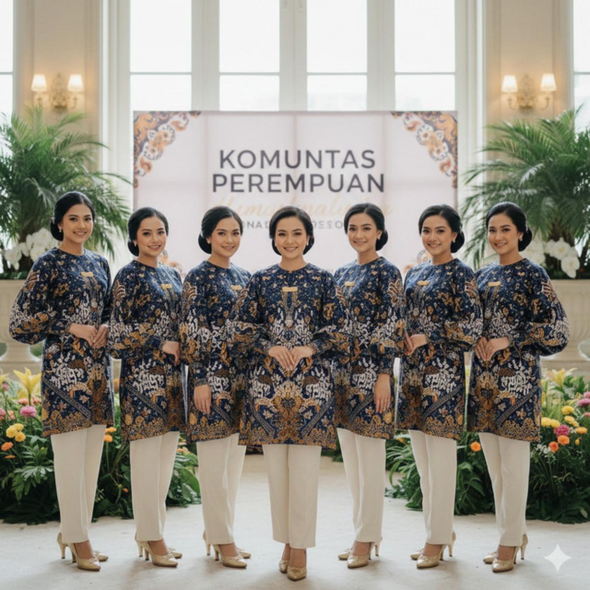 7 Model Tunik Batik Seragam untuk Acara Komunitas Perempuan, Tampilan Serasi dan Anggun