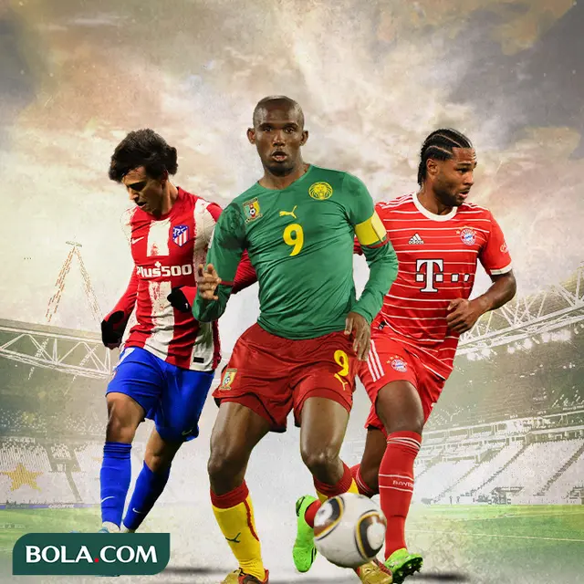 Ilustrasi - Serge Gnabry, Samuel Eto'o, Joao Felix