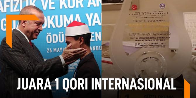 VIDEO: Indahnya Suara Juara 1 Qori Internasional Asal Indonesia