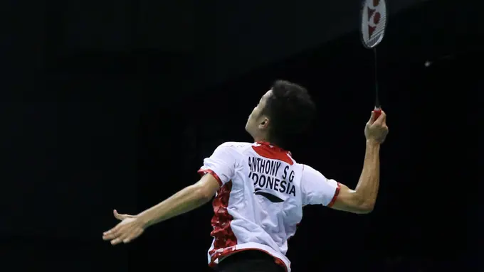 Intip Aksi Anthony Ginting Saat Bertanding dalam 10 Potret