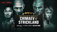 Nonton Live Streaming UFC 328: Duel Gengsi Chimaev vs Strickland di Las Vegas, Eksklusif di Vidio
