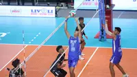 Tim putra TNI AU Electric mengalahkan Pasundan&nbsp;3-0 (25-18, 29-27, 25-20)&nbsp;pada laga pembuka Livoli Divisi Utama 2025 putaran reguler kedua di GOR Utama Bojonegoro, Selasa (23/9).&nbsp;(foto: PBVSI)