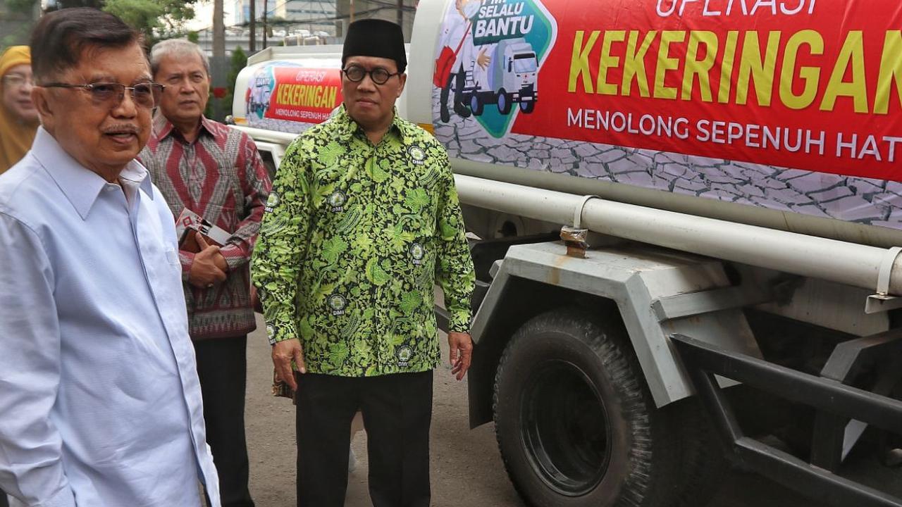 Ketua Umum PMI Jusuf Kalla mendorong PMI di tingkat provinsi maupun kabupaten dan kota untuk menyuplai air bersih sebagai bentuk respons PMI membantu masyarakat yang terdampak kekeringan.