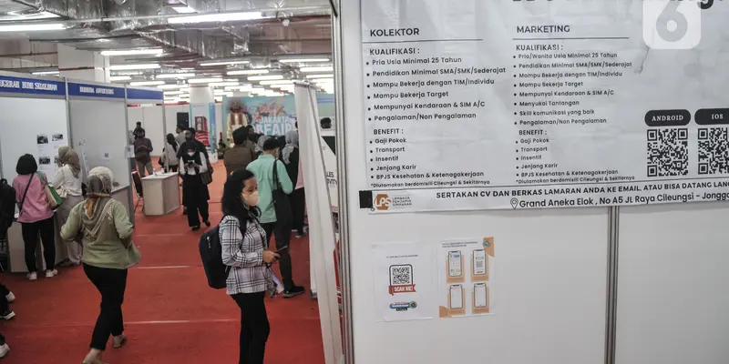 Antusias Pencari Kerja Serbu Jakarta Job Fair 2023