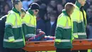 Crystal Palace mengonfirmasi bahwa Mateta telah keluar dari rumah sakit. Cedera di telinganya cukup serius hingga membutuhkan 25 jahitan. (AP Photo/Ian Walton)