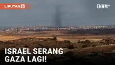 Asap Hitam Kembali Terlihat Usai Israel Kembali Serang Palestina