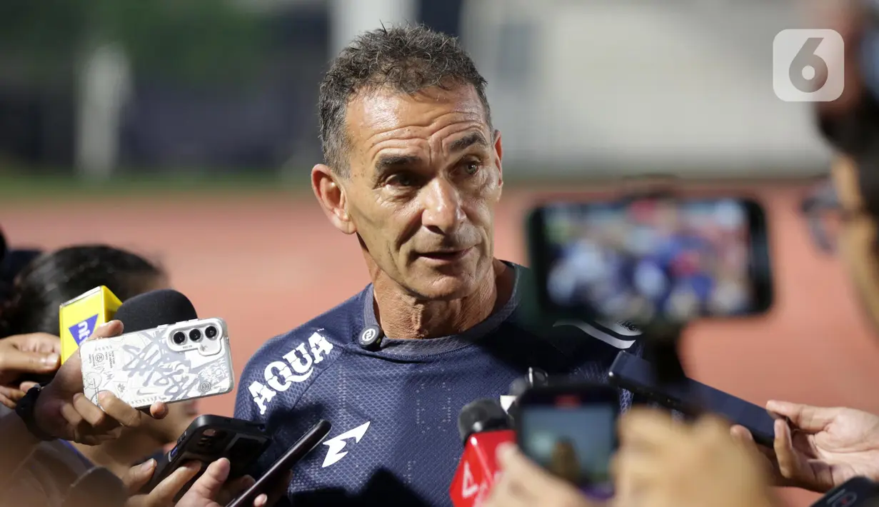 Di sisi lain, pelatih Timnas Indonesia U-23, Gerald Vanenburg mengaku sudah memiliki bayangan skuad untuk ASEAN U-23 Championhsip 2025 yang berlangsung 15-29 Juli mendatang. (Liputan6.com/Helmi Fithriansyah)