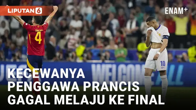 Raut Kecewa Timnas Prancis Gagal Melangkah ke Final Euro 2024