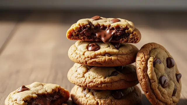 Eggless Chocolate Chip Cookies 