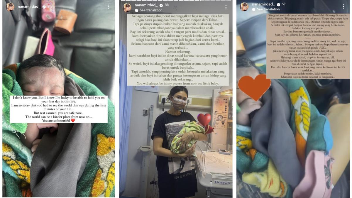 Jeritan Hati Nana Mirdad Sulit Meninggalkan Bayi yang Dibuang Orang Tuanya, Ingin Bawa Pulang dan Rawat