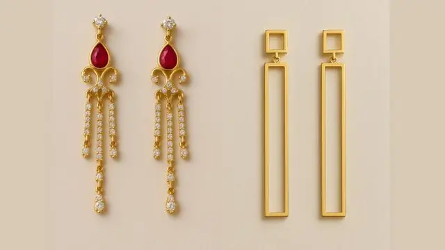 7 Model Anting Emas yang Cocok untuk Wajah Bulat, Menawan dan Elegan