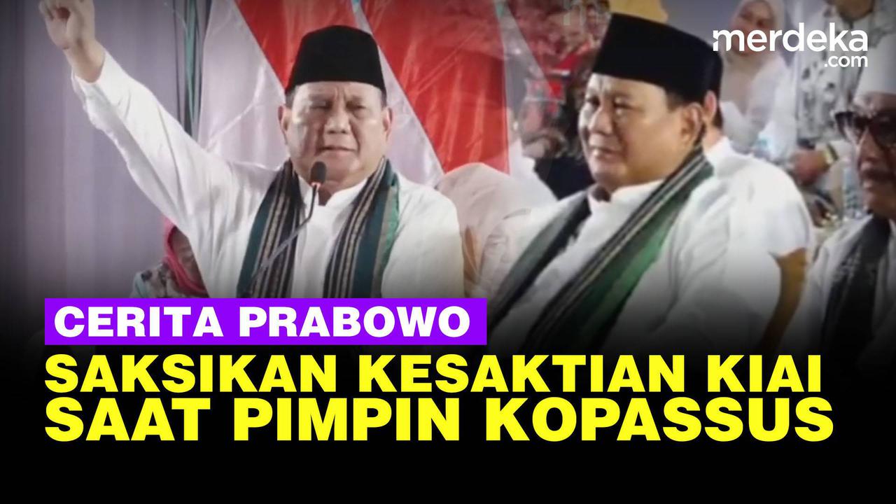 VIDEO: Cerita Prabowo Subianto Tentang Kesaktian Kiai, Saksikan Saat Pimpin Kopassus