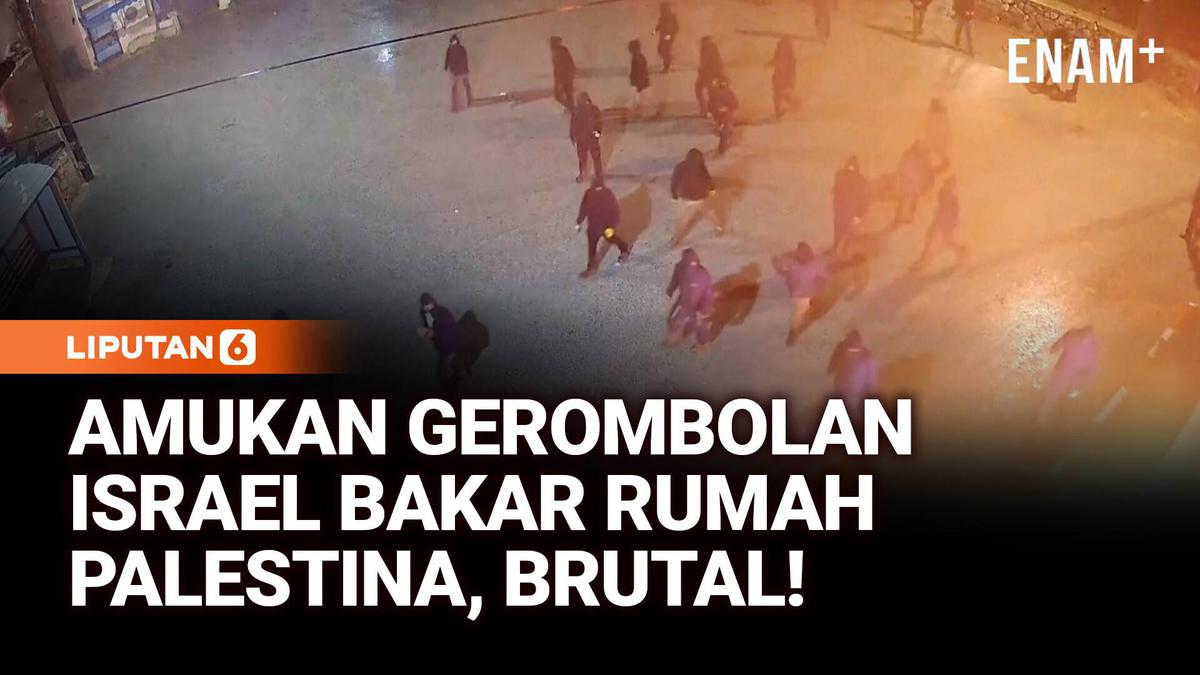 Amukan Gerombolan Israel Bakar Rumah Warga Palestina, Brutal!
