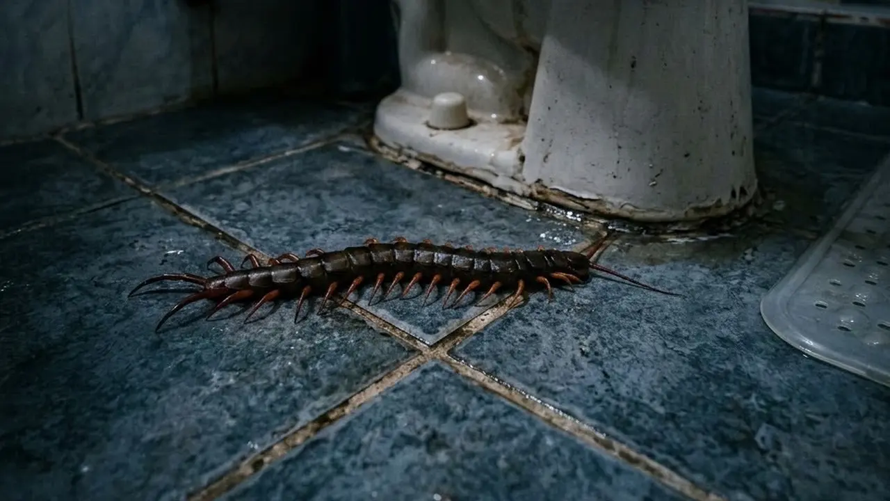 Cara mengatasi kelabang yang muncul di kamar mandi saat musim hujan