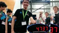 Rekor Dunia Selesaikan Rubik Terpecahkan, 4,73 Detik
