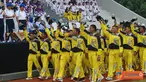 Citizen6, Cilangkap: Sebanyak 181 Atlet terbaik Kolinlamil mengikuti Porwilbar 2012 yang dibuka secara resmi dengan Aspers Kasal Laksamana Muda TNI Ir. Sudirman di lapangan Trisila Mabesal, Cilangkap, Jakarta Timur, Selasa (6/6). (Pengirim: Dispenkolinlam