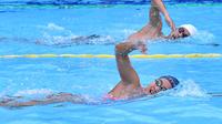Dua atlet para swimming Indonesia, Jendi Pangabean dan Syuci Indriani optimistis bisa memberi penampilan terbaik saat tampil di ajang Paralimpade Tokyo 2020. (dok. Tim Media National Paralympic Indonesia)
