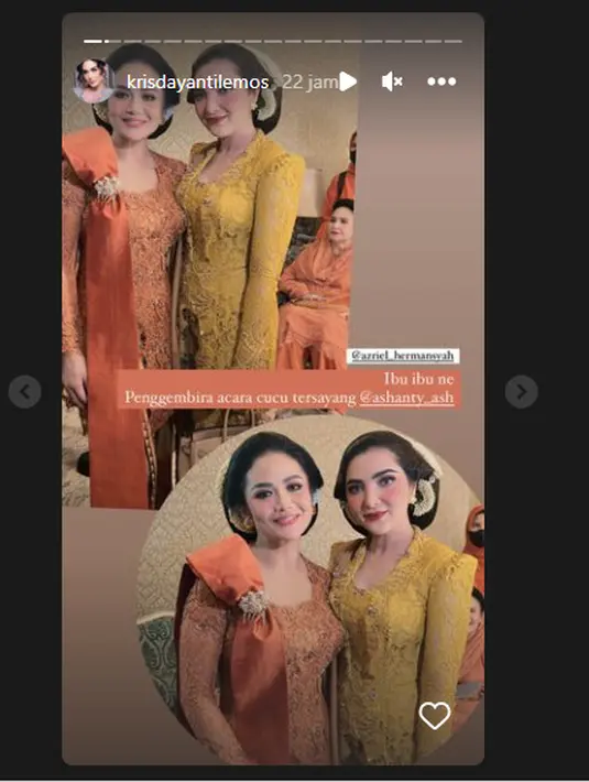 (Instagram/krisdayantilemos)