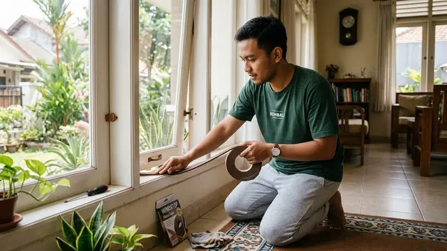 Segel Celah pada Jendela, Pintu, dan Dinding