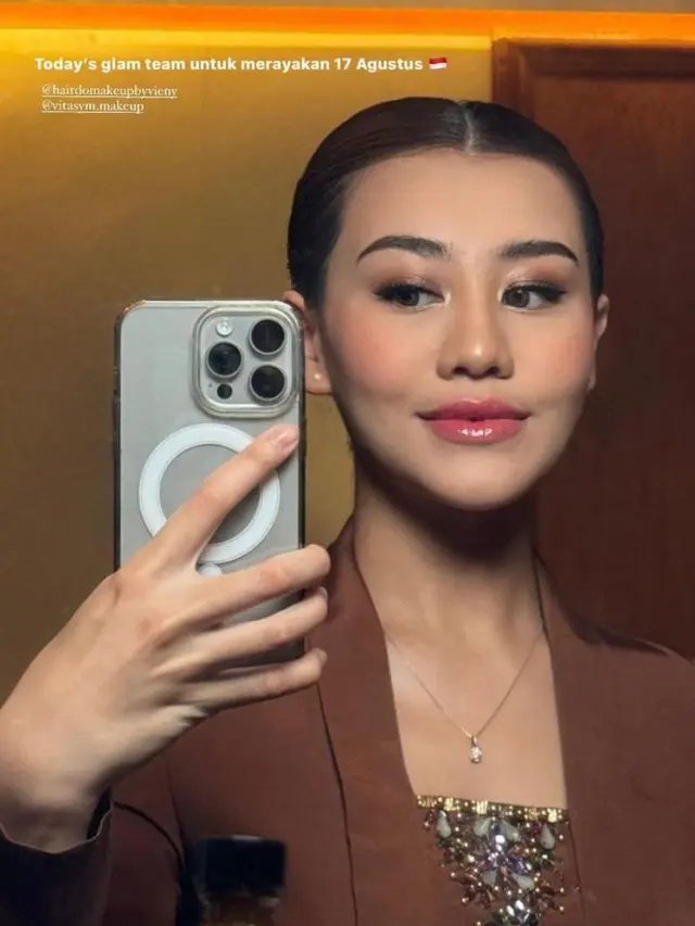 6 Gaya Serasi Pasutri Baru Thariq Halilintar dan Aaliyah Massaid Ikut Upacara HUT ke-79 RI di IKN