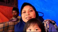 Curhat Ibu Pengungsi di Sukalarang Wilayah Sukabumi Paling Terdampak Gempa Cianjur.