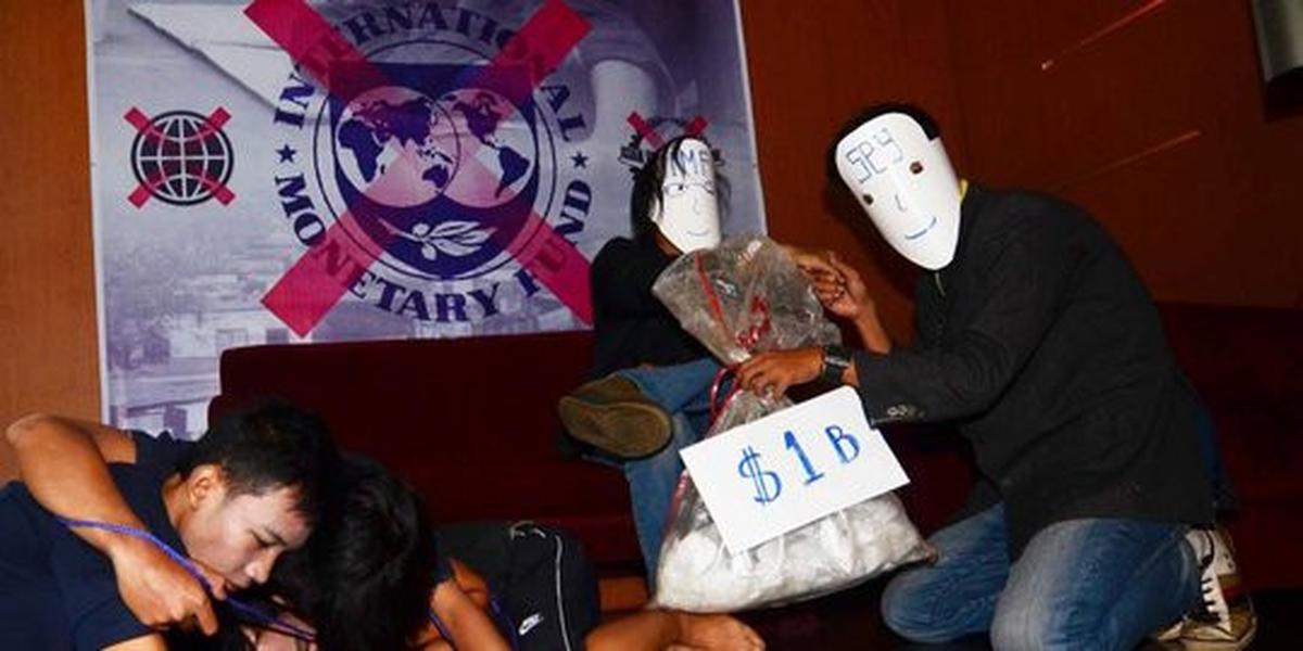 Kedatangan bos IMF diduga menawarkan utang