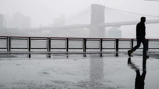 Saat Kota New York Kembali Dilanda Badai Salju