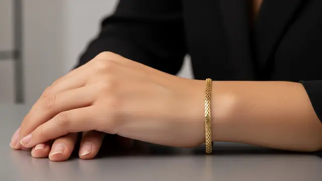 Model Gelang Emas 5 Gram Rantai Klasik Elegan Tapi Tetap Terjangkau/Ilustrasi Gemini AI