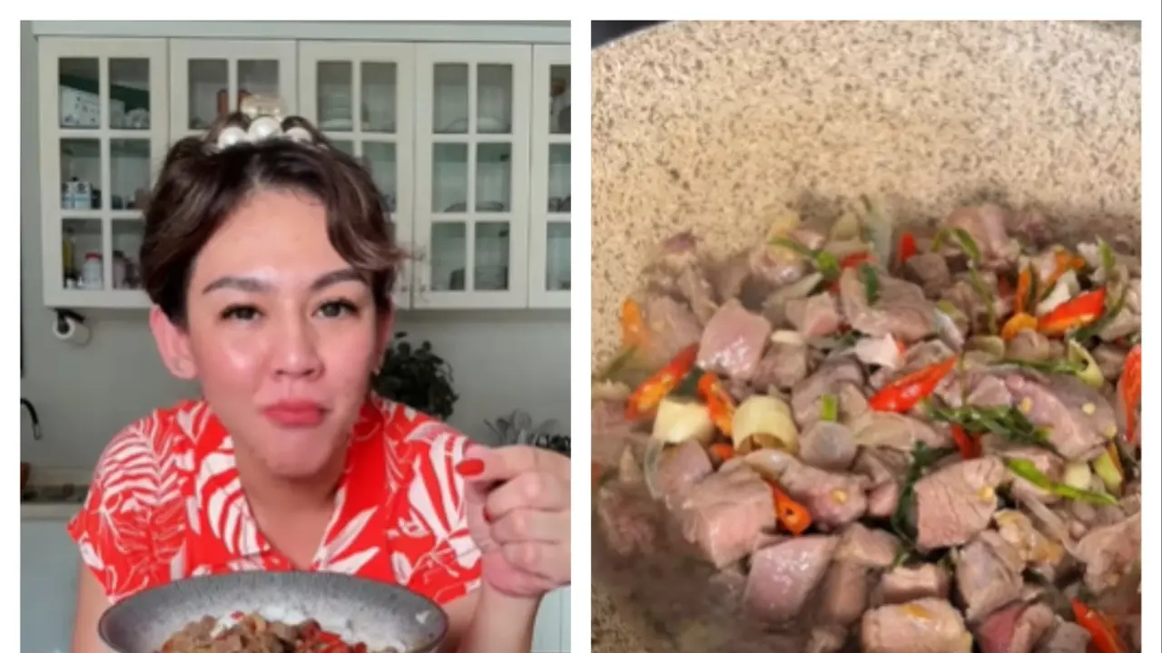 Resep Daging Oseng Sereh ala Sissy Prescillia/Instagram @sysiio