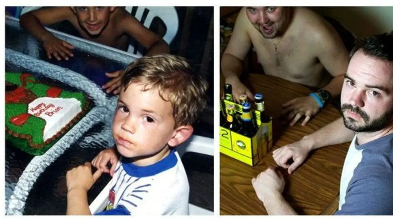 Kakak Beradik Reka Ulang Foto Masa Kecil Mereka, Geli tapi Lucu!